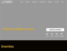 Tablet Screenshot of gdo.com.br